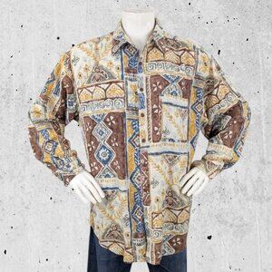 Territory Ahead Shirt Size XXL Wild Pattern Cotton
